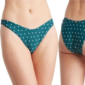 MAAJI ❤️🔥 LITTLE DOTS SPLENDOUR REVERSIBLE HIGH CUT BIKINI BOTTOMS NWT